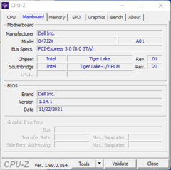 系统信息。CPU-Z 主板