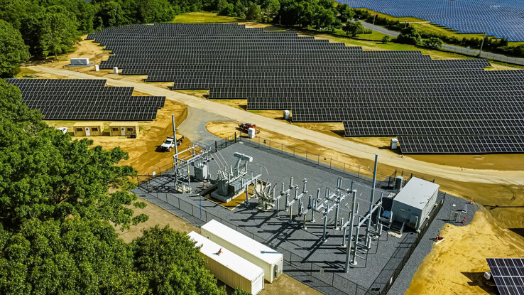 在长岛，卡尔弗顿林克斯高尔夫球场是一个近 23 兆瓦太阳能项目的所在地（图片：国家电网风险投资公司）