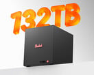 四盘位 ME Pro 370 在中国的起售价约为 634 美元。图为该 NAS 的宣传图,突出了其支持 132TB 存储容量的特点。