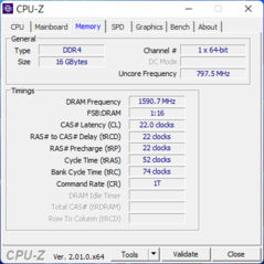 CPU-Z内存