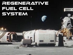 本田公司将在国际空间站上测试其水电解系统，这是其月球燃料电池发电系统的关键组成部分。(图片来源：本田公司）