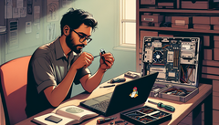 计算机故障诊断焦点 SystemRescue 12.00 现已推出,内含全新 LTS 内核、最新火狐浏览器等(图片来源:使用 DALL-E 3 生成)