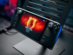 图为通过GeForce Now 运行《湮没》的蒸汽甲板（图片来源：Notebookcheck 的 Alex Wätzel）。