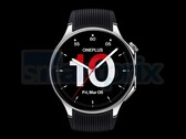 据说 OnePlus Watch 3 将采用数字表冠的改良设计。(图片来源:SmartPrix)