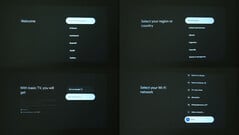 无需登录 Google TV 即可快速完成初始设置。(图片来源：Notebookcheck）