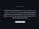 GOG 开展了一项重要的游戏保护工作（图片来源：GOG）