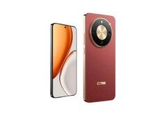 Honor X70 预计将采用性能强劲的骁龙 6 代 4 中端 SoC。如图：经过编辑的手机泄露图片。(图片来源：数码聊天站通过微博发布）