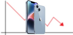 据报道，iPhone 14在中国的销售正在滑坡。(Source:Apple-edited)