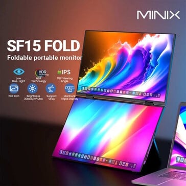 便携式显示器采用 IPS 面板（图片来源：Minix）