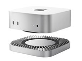 RayCue 的新 Mac mini 底座为更快的外置固态硬盘更换了端口。(图片来源:RayCue)