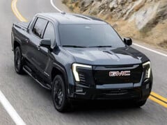 2026 年的电动 Sierra 皮卡。(图片来源：GMC）
