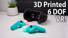 VR 头显及其控制器的图片（图片来源：CNCDan via YouTube）