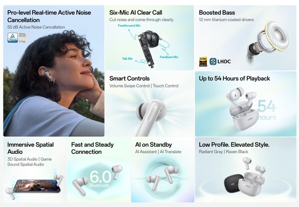 OnePlus Nord Buds 4 Pro 的 ANC 功能优于上一代产品