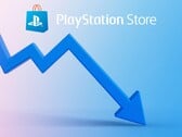 显示PlayStation Store价格下跌的图表