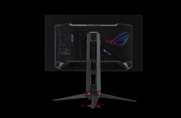ROG Swift OLED PG27AQDPR 背面设计及支持三脚架的支架