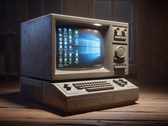 老式电脑上的 Windows 11（图片来源：使用 DALL-E 3 生成）
