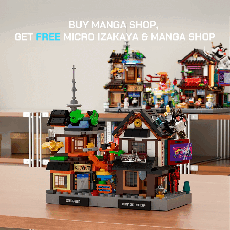 直接购买Lumibricks产品可获赠微型版本作为赠品