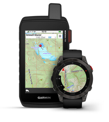 你可以使用Garmin Outdoor Maps+查看TOPO地图。(图片来源：Garmin)