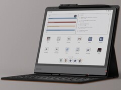 Boox Note Air5 C 配有彩色显示屏和可选键盘配件。(图片来源：博克斯）