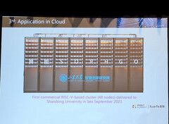 阿里巴巴基于 RISC-V 的 3072 核云服务器（图片来源：Agam Shah）