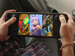 Metroidvania Mayhem 一共有 9 件物品，其中 8 件是游戏。图为带有捆绑包封面图片的 Steam Deck。