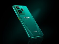 Realme GT 7 梦想版是与阿斯顿-马丁阿美 F1 车队共同设计的。(图片来源:Realme)