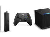 Fire TV Stick 4K Max（第一代）和 Fire TV Cube（第三代）的用户现在可以安装 Xbox 应用程序进行云游戏。(图片来源：亚马逊和 Xbox - 已编辑）