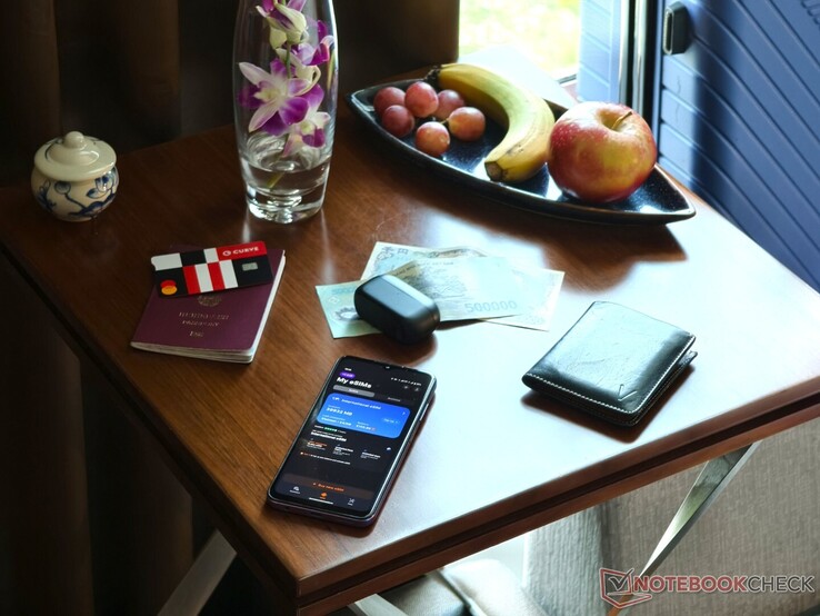 我将继续在旅行中使用 Yesim 的国际 eSIM 卡。(照片：Notebookcheck）