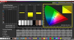 CalMAN - ColorChecker（已校准）。