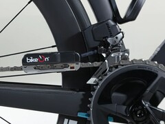 CycleClick 可直接安装在自行车链条上。(图片来源：BikeOn）