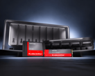 Sandisk NAS 600 SATA SSD 和 NAS 800 NVMe SSD 位于 NAS 机箱前方