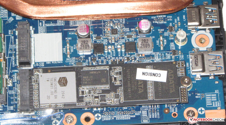 可以安装两个NVMe SSD。