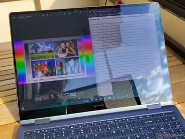 户外使用Galaxy Book3 Pro 360