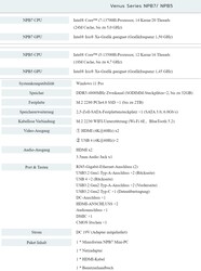 Minisforum 维纳斯系列 NPB5，配置（来源：Minisforum）