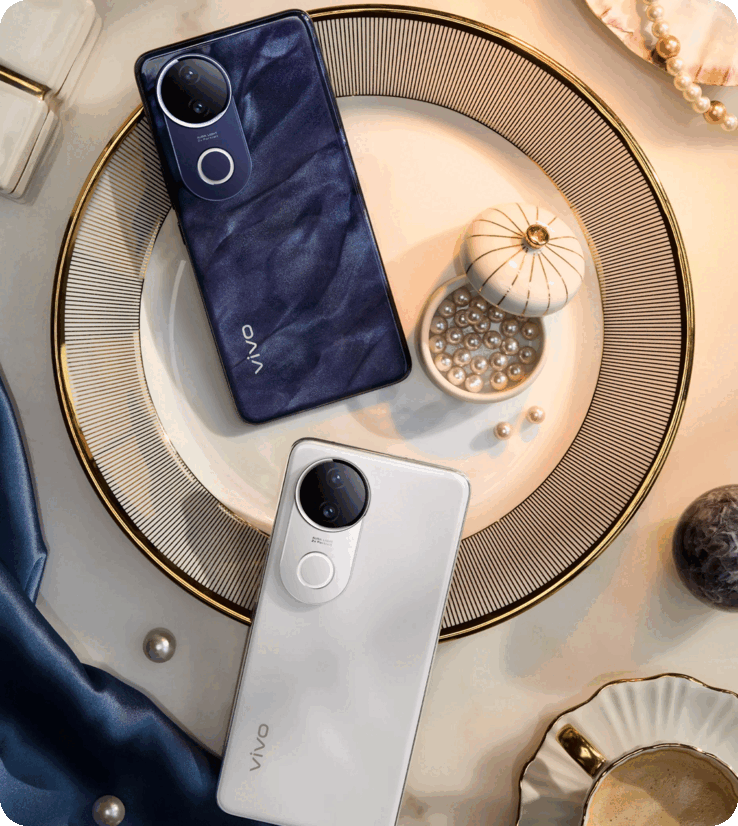 两种配色的 V50e。(来源：Vivo）