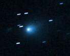 哈勃拍摄的星际彗星 3I/ATLAS 的图像（图片来源：NASA、ESA、David Jewitt 和 Joseph DePasquale；经过裁剪）