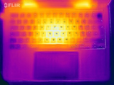 热图压力（顶部）