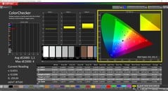 CalMAN ColorChecker（配置文件：AdobeRGB）
