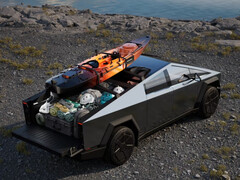 Cybertruck显然不会长期保持这种闪亮。(来源:特斯拉)