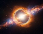 超新星的艺术表现。(图片来源：CharlVera - Pixabay）