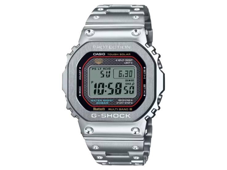 卡西欧 G-Shock GMW-B5000D-1C 全金属手表。(图片来源：卡西欧）