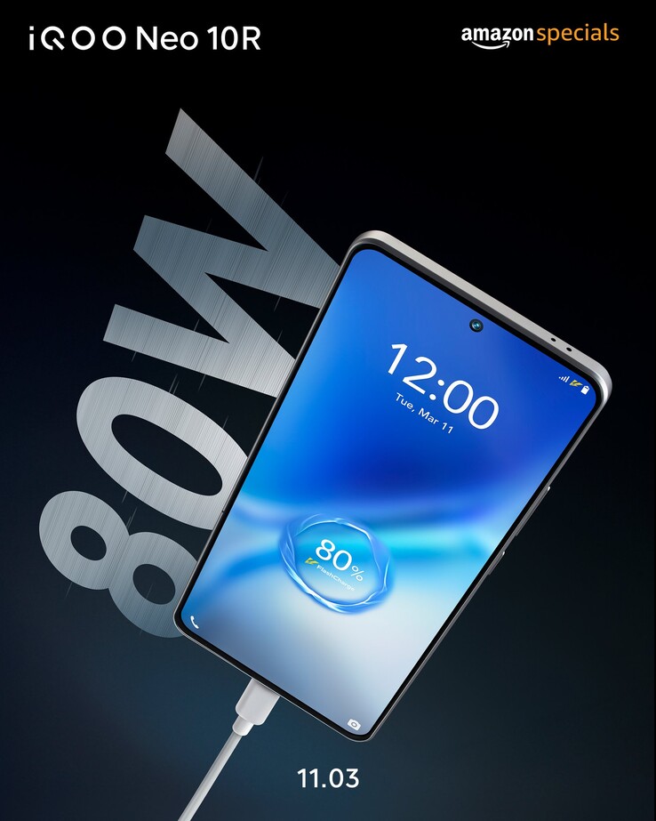 iQoo 最新的 Neo 10R 炒作。(来源：爱奇艺 via Twitter/X）