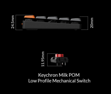 Keychron K9 Max 的尺寸