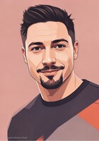 使用 Portrait Studio AI 在 "漫画 "模式下生成的图像。