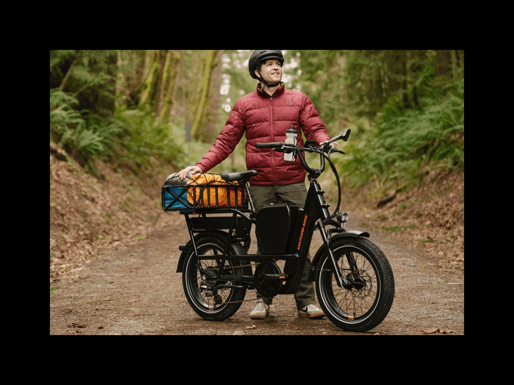 RadRunner Max Cargo 多用途电动自行车一次充电可行驶 60 英里（图片来源：Rad Power Bikes）