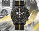 帝舵表 Pelagos FXD Chrono Yellow（如图）采用专有的 43 毫米哑光碳纤维复合材料表壳。(图片来源：帝舵表）