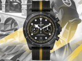 帝舵表 Pelagos FXD Chrono Yellow（如图）采用专有的 43 毫米哑光碳纤维复合材料表壳。(图片来源：帝舵表）