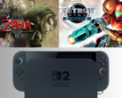 Switch 2 上的塞尔达和 Metroid Prime 重制版（图片来源：任天堂美国公司）