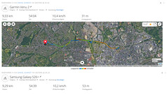 Galaxy S26+ 与 Garmin Venu 2 的对比