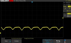 25% 亮度：120.36 Hz 直流调光